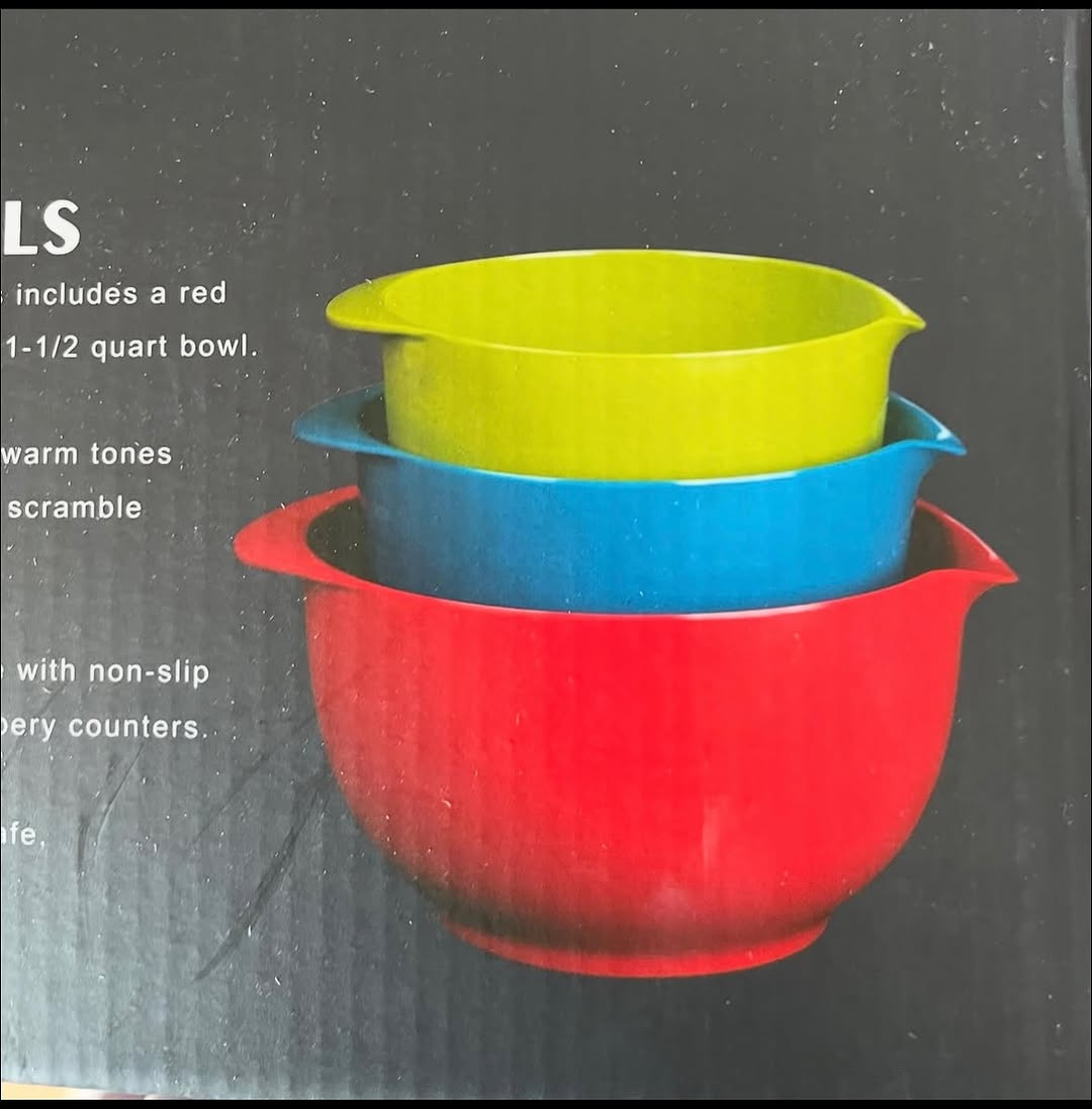 Mixing Bowl Set $80.00 3L /2L/1.5L Mixing Bowl Set $80.00 3L /2L/1.5L